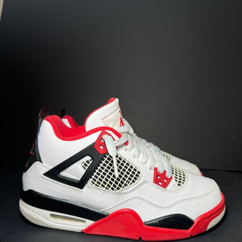 Size 6.5 - Nike Air Jordan 4 Retro OG GS Fire Red 2020 Men's Shoes